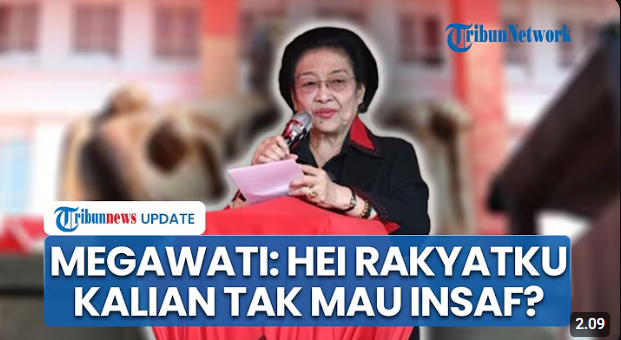 Megawati tahan tangis saat resmikan monumen patung Kudatuli: Hei rakyatku, apa kalian tak mau insaf?